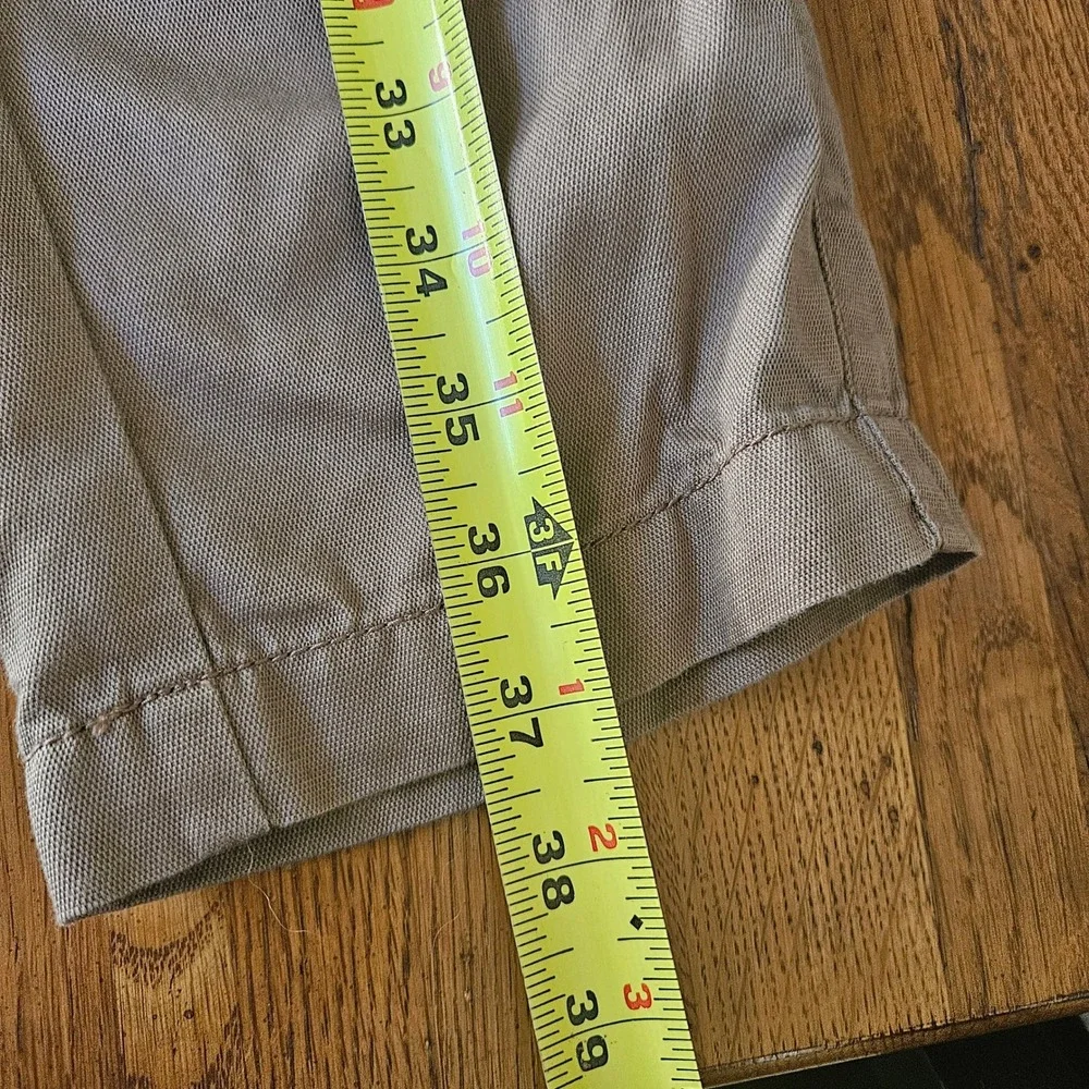 Ann Taylor LOFT‎ Marisa Fit Women's Brown Linen Blend Casual Pants Size 8